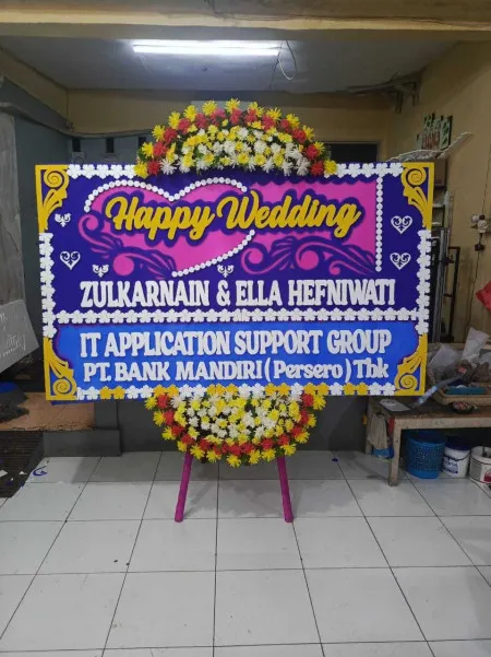 Papan Bunga Getas Bawang