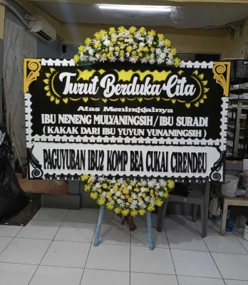 Papan Bunga di Getas Bawang